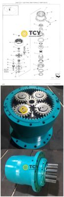 24100J16661F4 SWING REDUCTION ASSEMBLY LC15V00003F1 LC15V00003F2R LC15V00003F2C FOR  SK290LC SK290LC-6E SK330LC-6E KOBELCO