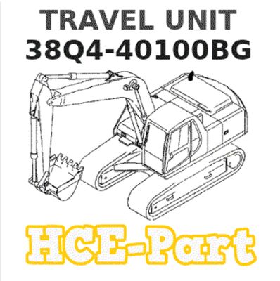 38Q4-40100 38Q4-40100BG FAHRWERK FÜR R140LC-9