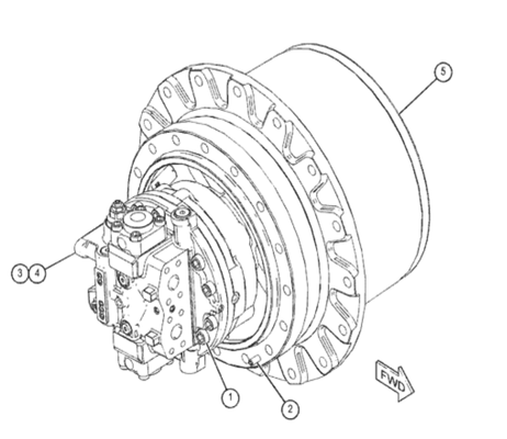557-5878 557-5875 612-2210 612-2209 FINAL DRIVE FOR CAT320GC CAT323GC CAT325GC